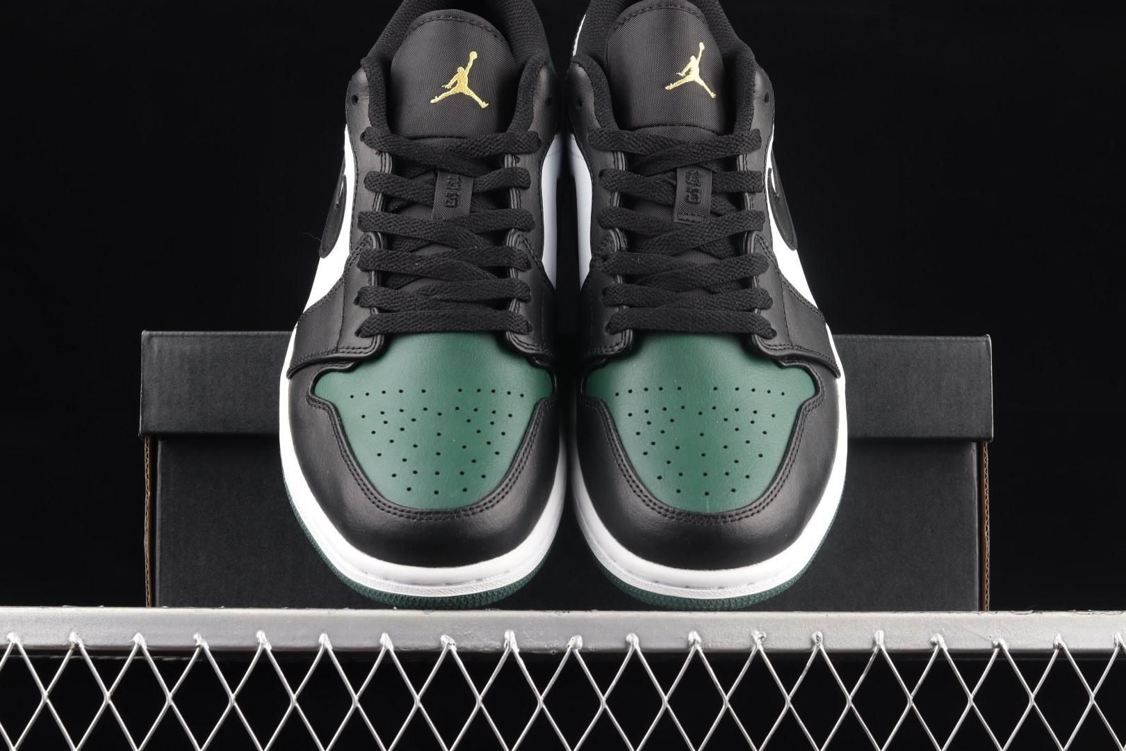 Air Jordan 1 AJ1 Low - Green Toe