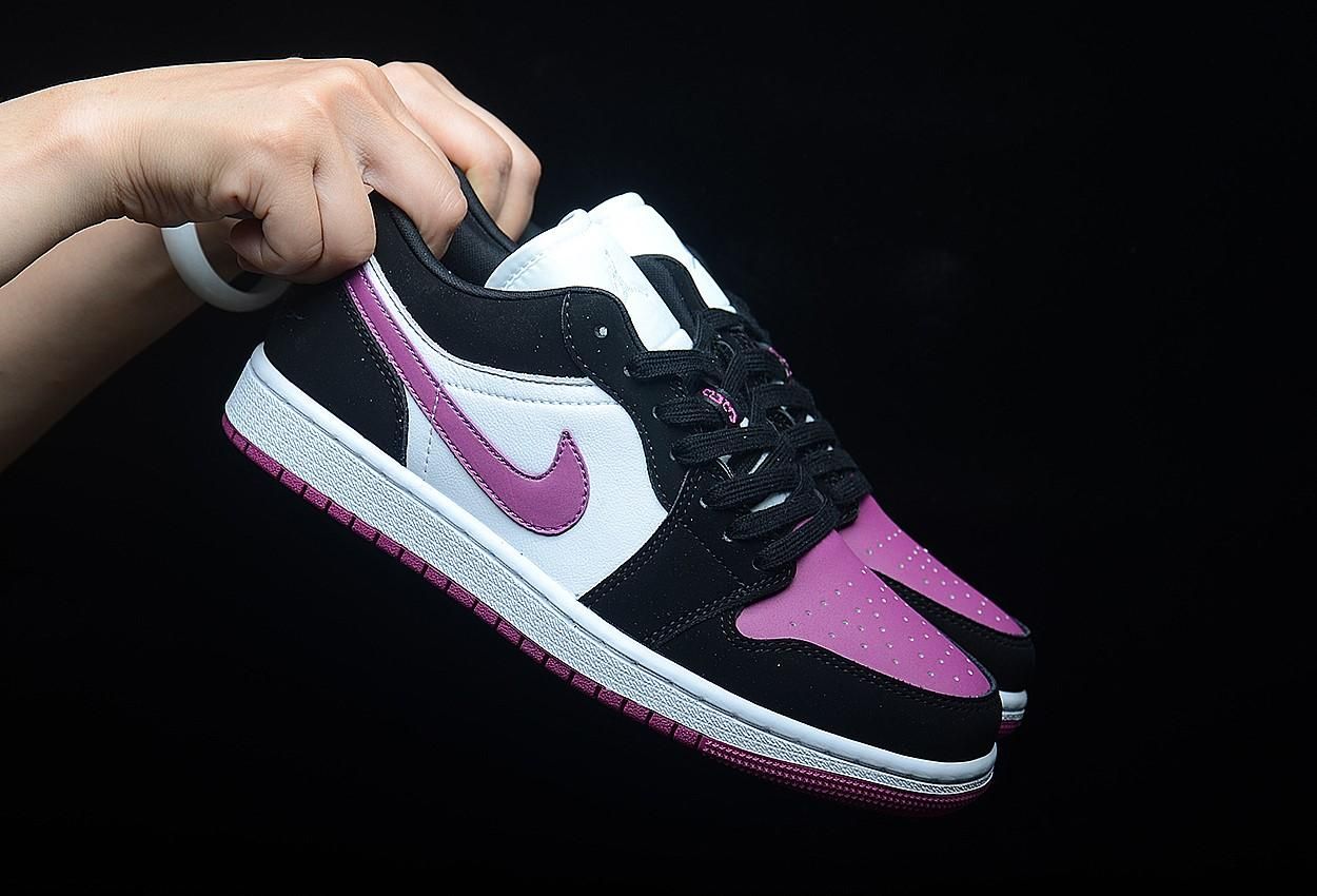 WMNSAir Jordan 1 AJ1 Low - Black Cactus Flower