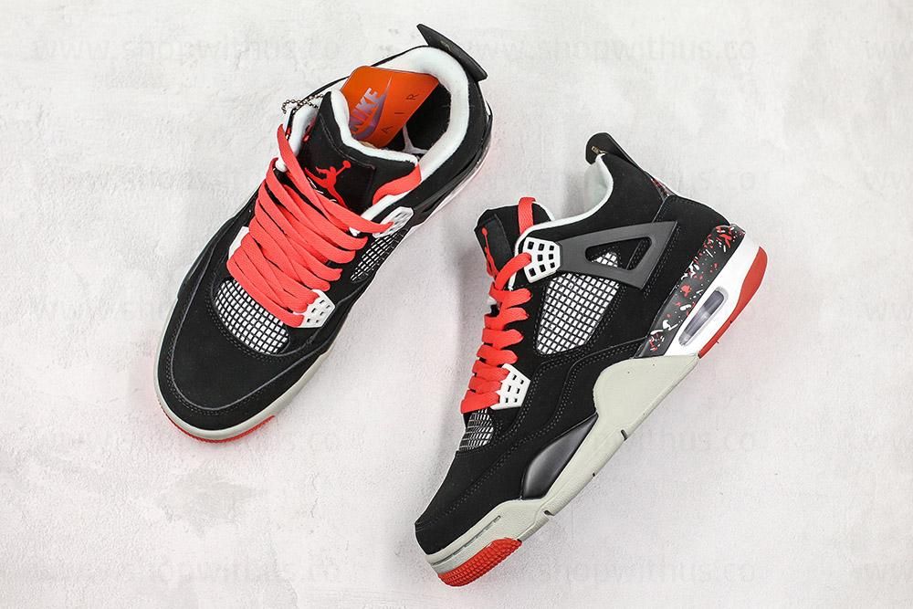 Drake OVO x Air Jordan 4 AJ4 Retro - Splatter