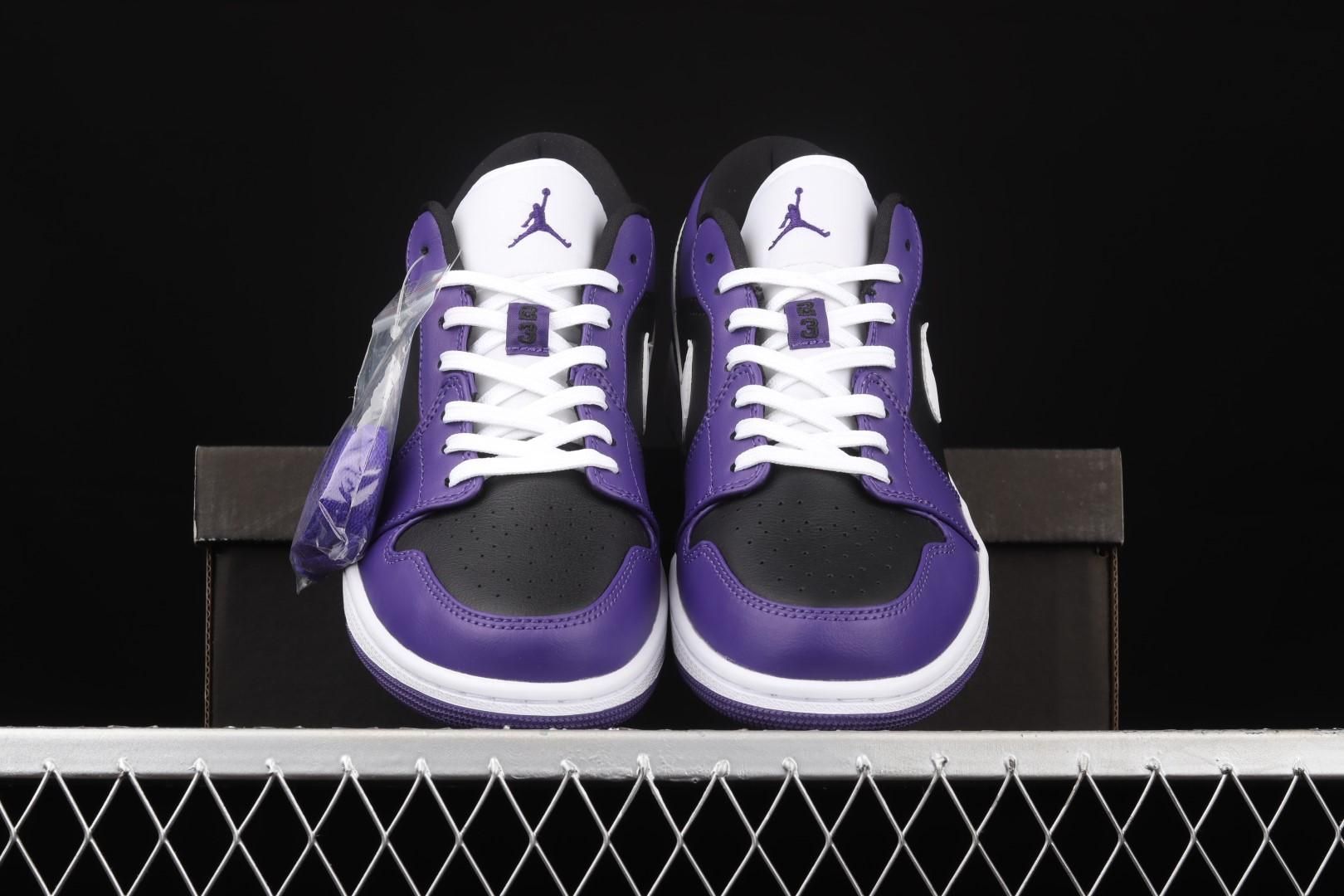Air Jordan 1 AJ1 Low - Court Purple/Black