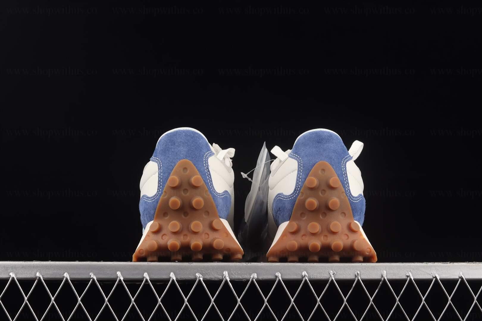 STAUD x New Balance 327 - White Grey