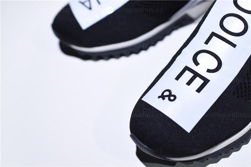 Dolce & Gabbana Sorrento Logo Trainer - Black/White