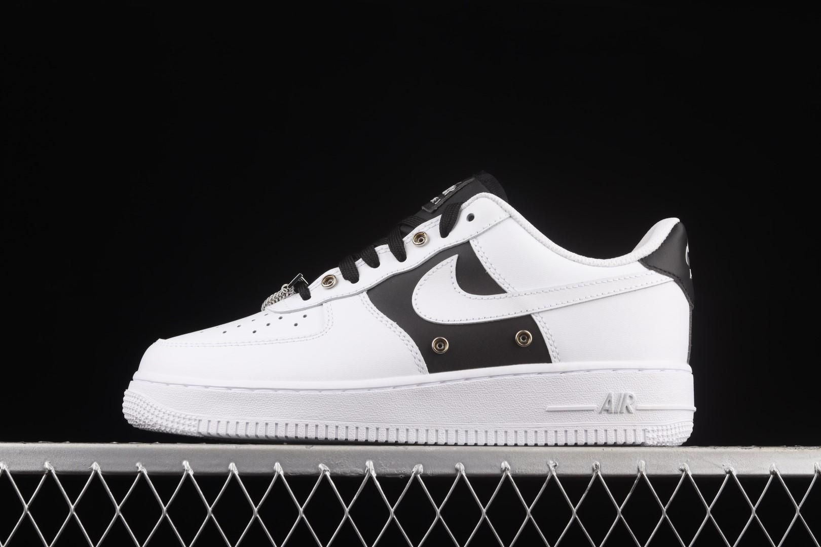 NikeMens Air Force 1AF1 Low '07 PRM - Silver Chain