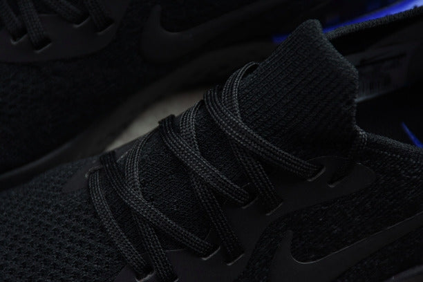 NikeUnisex Epic React Flyknit Running Shoes - Black/Racer Blue
