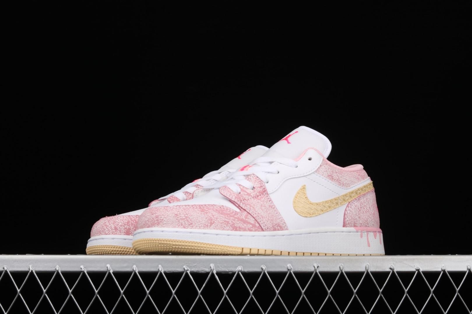 WMNS Air Jordan 1 AJ1 Low - Paint Drip
