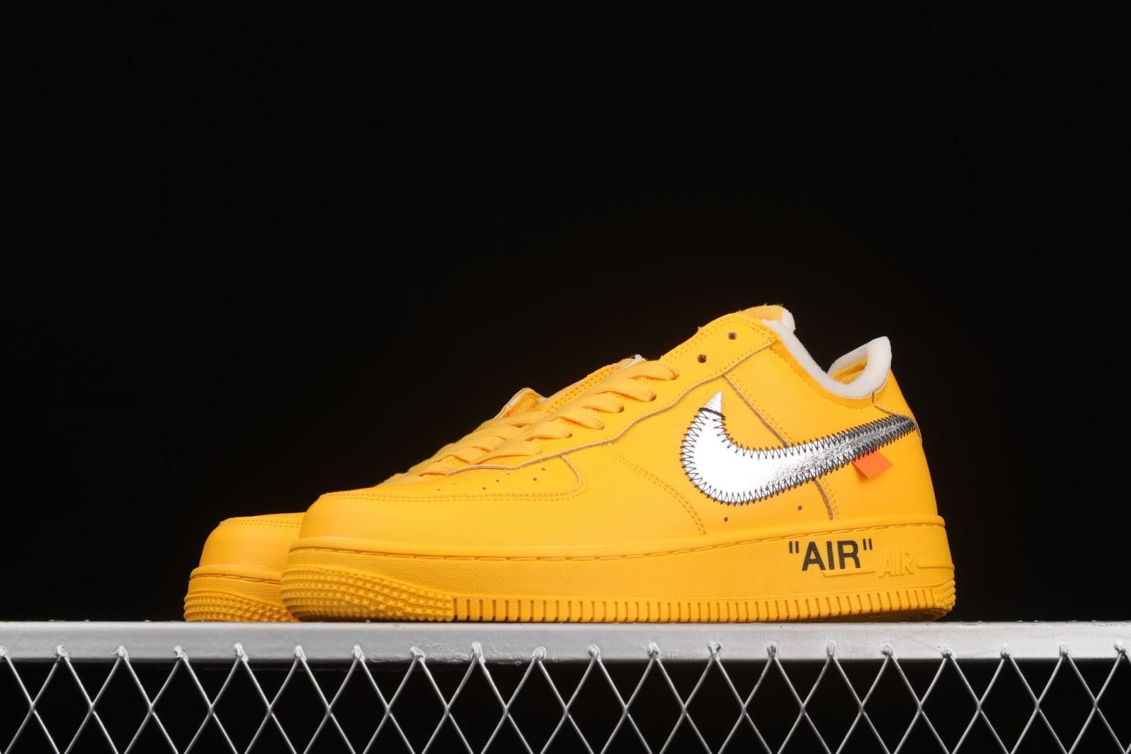 Off-White x Air Force 1 AF1 Low - University Gold