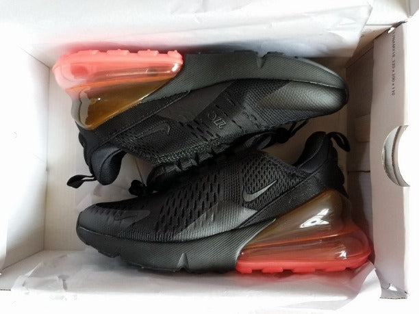 NikeUnisex Air Max 270 - Black/Hot Punch/Black