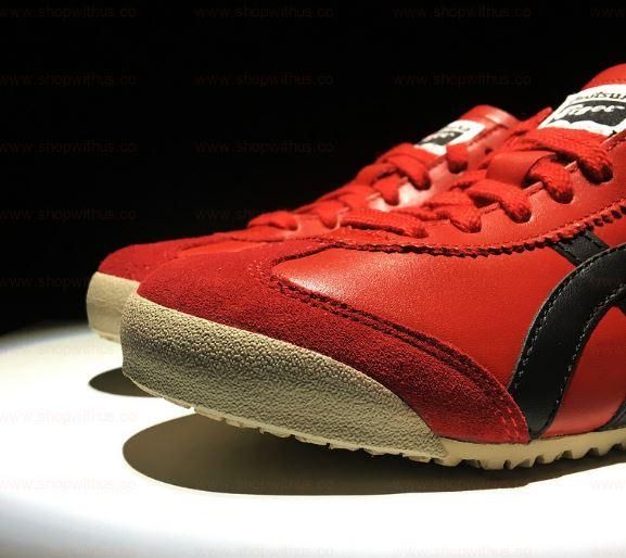 (Leather)Onitsuka Tiger Mexico 66 - Red/Black