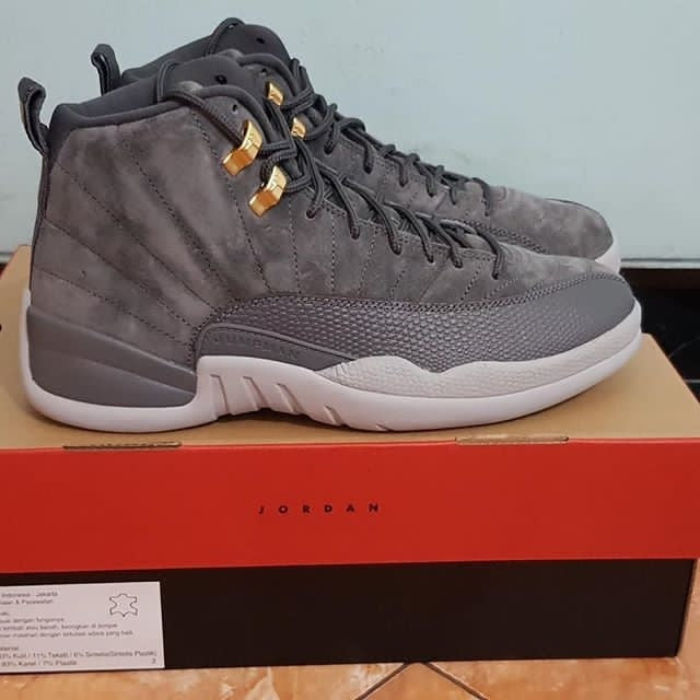 Air Jordan 12 AJ12 Retro Basketball Shoes - Dark Grey