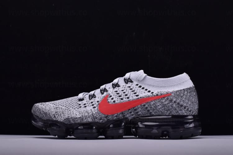 NikeAir VaporMax  Flyknit - Platinum Red/Black