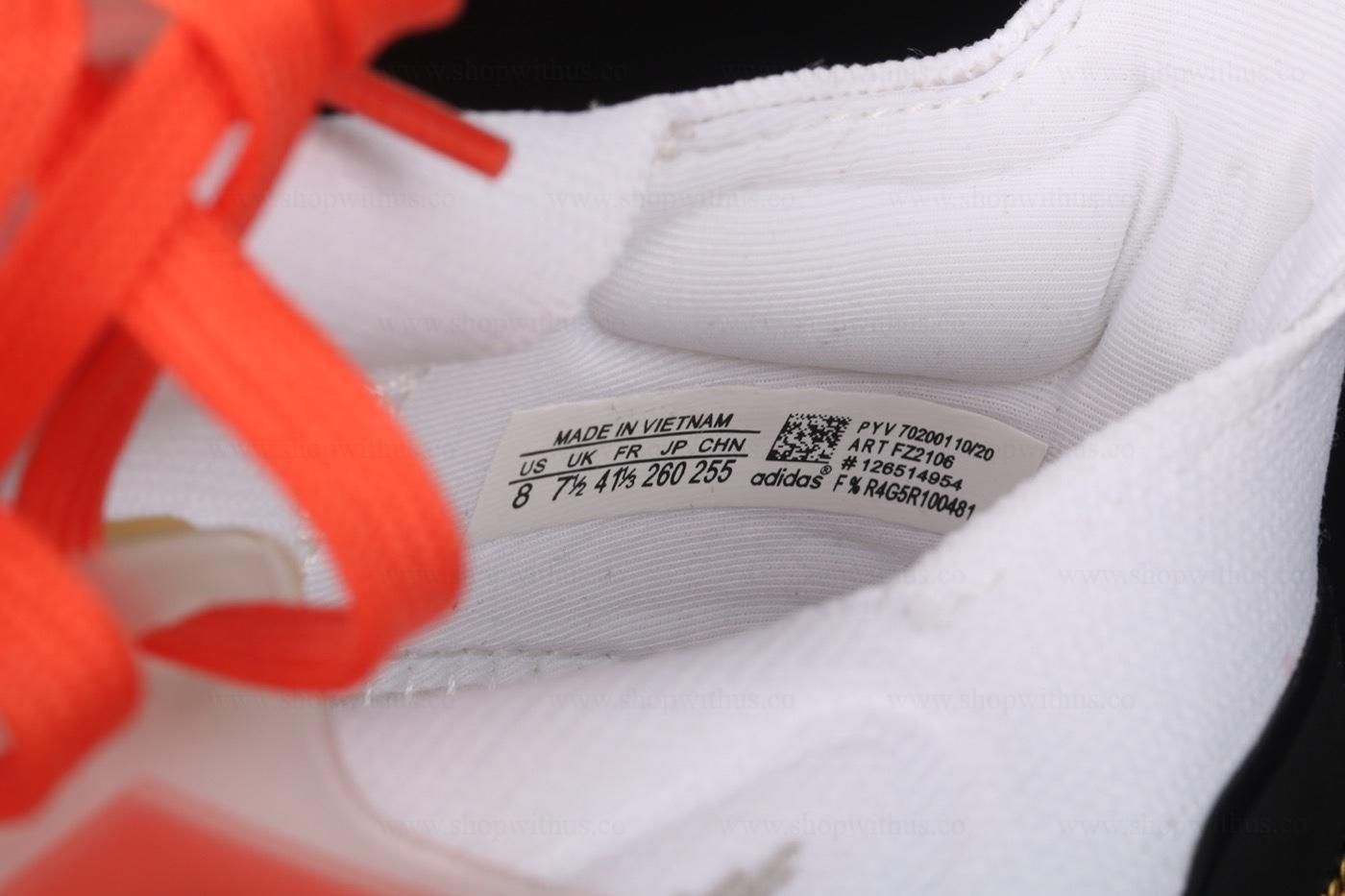 adidasMen's Ultraboost 21 - Cloud White/Orange