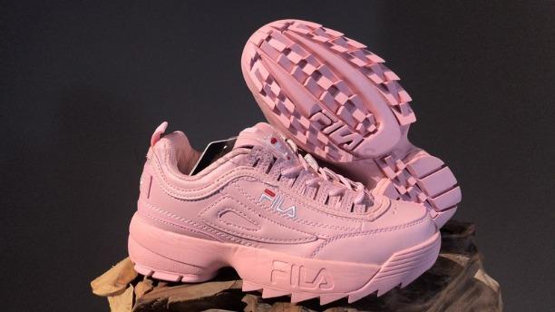FILA Disruptor II Premium Patent - Chalk Pink