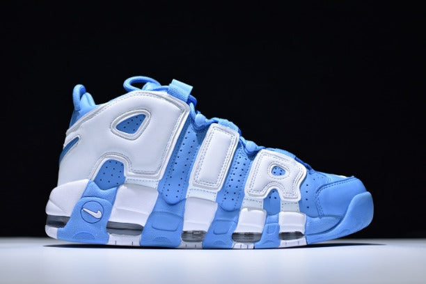 NikeAir More Uptempo Mid Basketball Shoe- Sky Blue