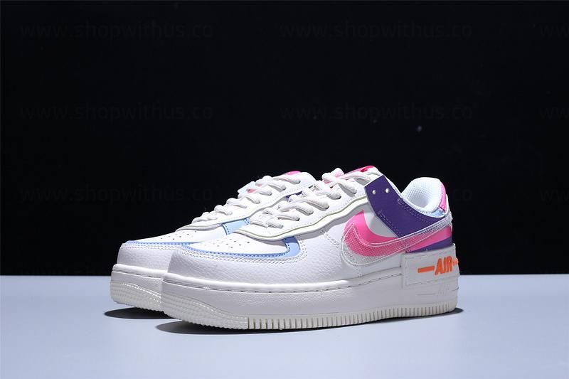 NikeUnisex Air Force 1 AF1 Shadow Beige - Pale Ivory