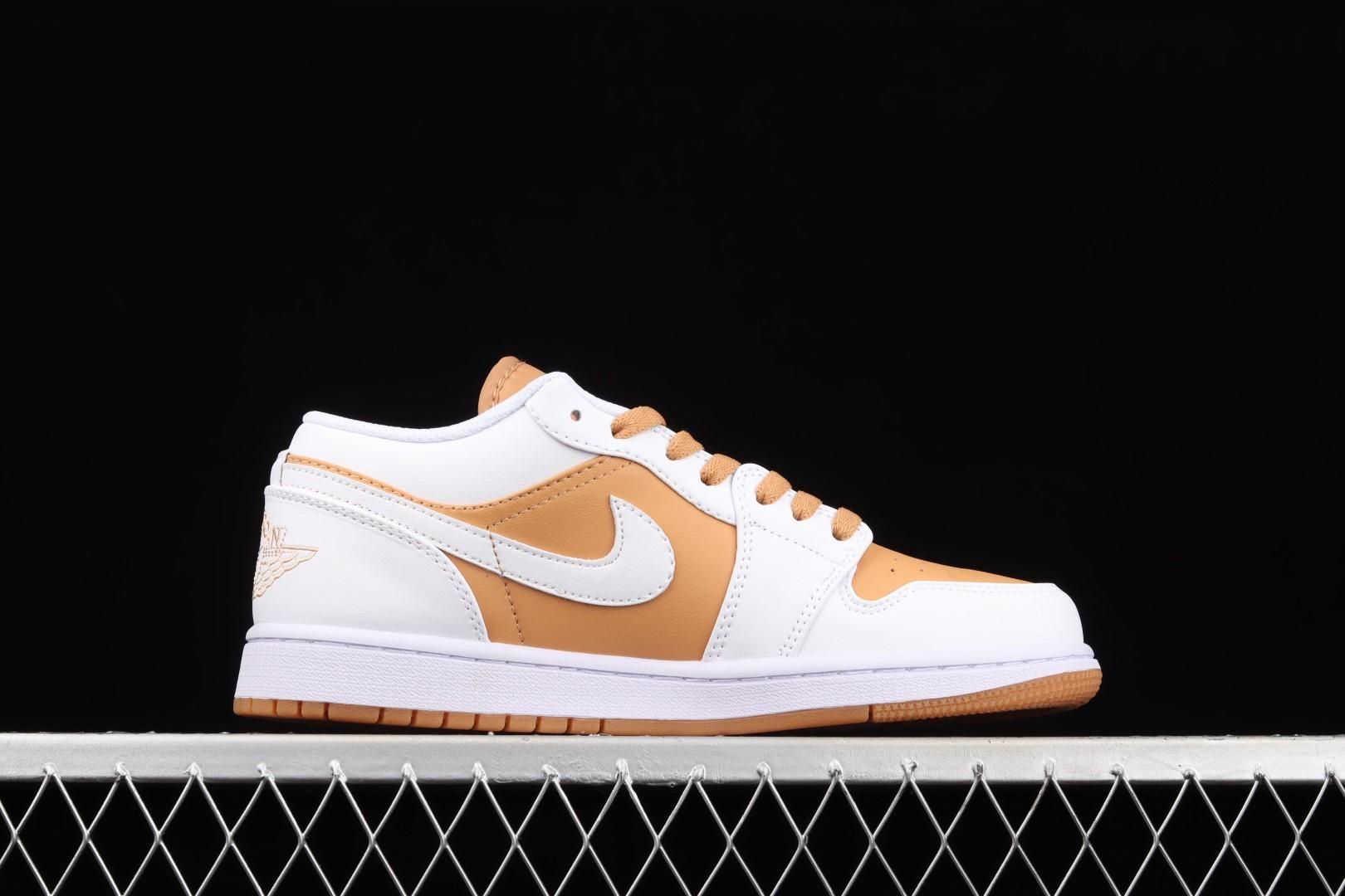 Air Jordan 1 AJ1 Low - Hemp White