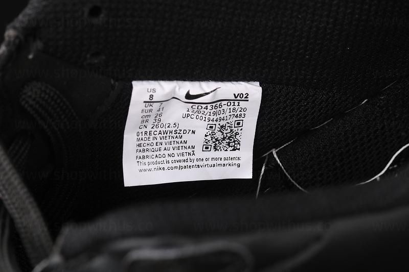 NikeAir Force 1 AF1 React - Black/Grey/Purple