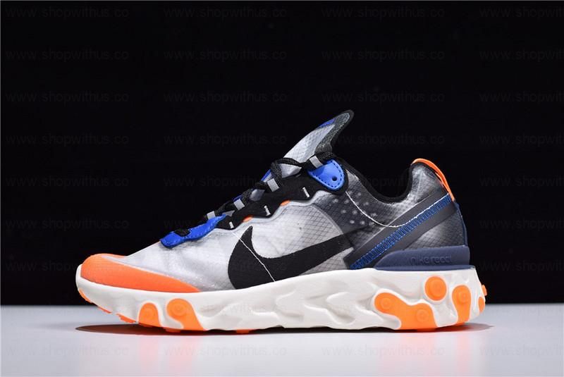 NikeReact Element 87 - Thunder Blue/Total Orange