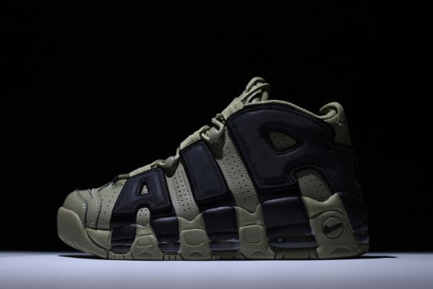 NikeAir More Uptempo Mid Basketball Shoe - Dark Stucco