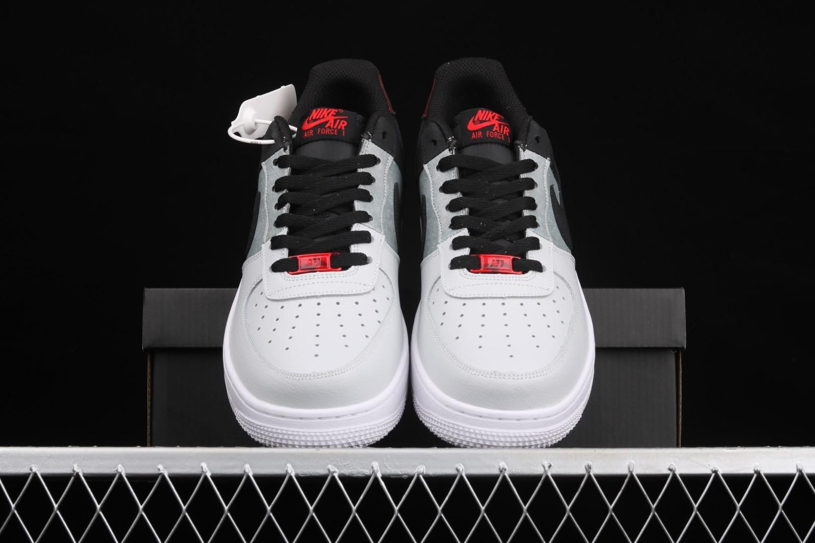 NikeUnisex Air Force 1 AF1 Low - Black Smoke Grey