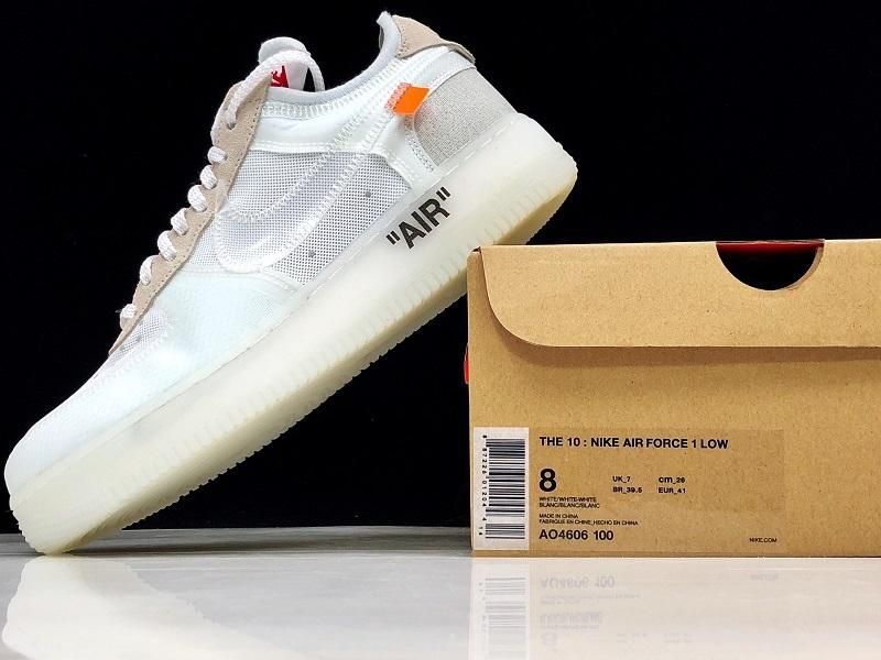 Off White x Air Force 1 AF1 Low - The Ten