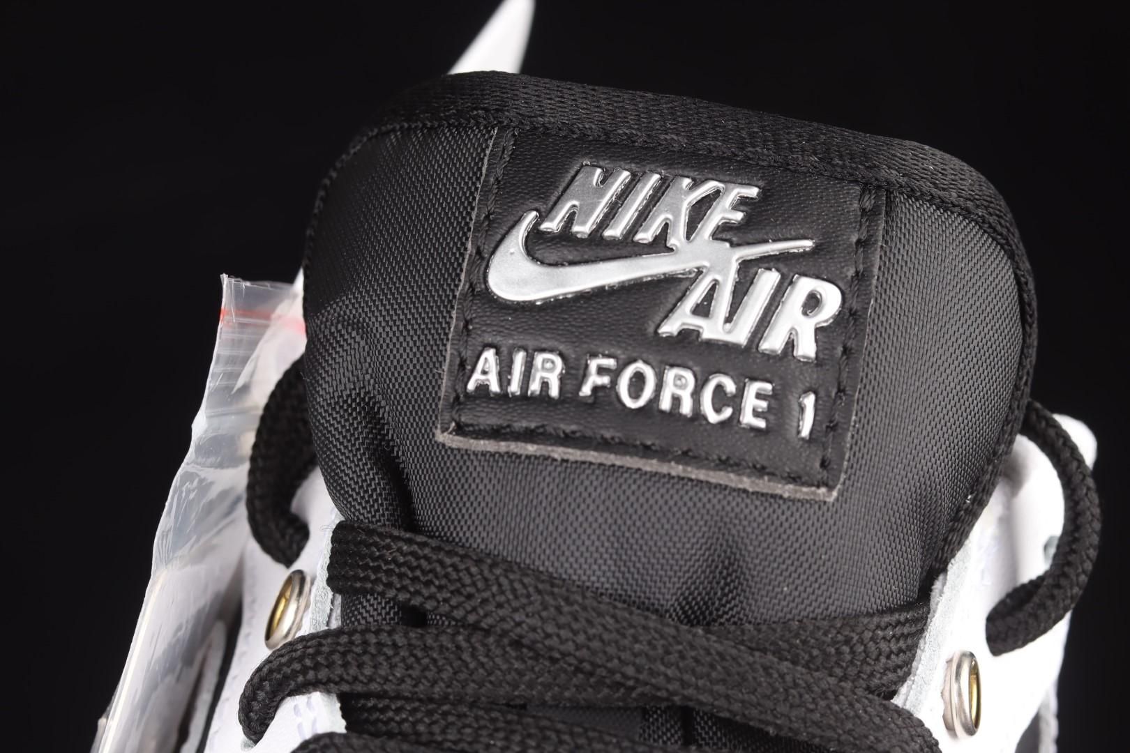 NikeMens Air Force 1AF1 Low '07 PRM - Silver Chain