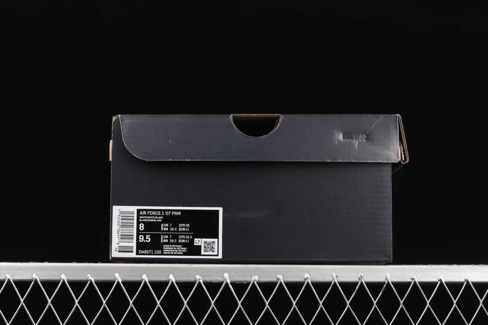NikeMens Air Force 1AF1 Low '07 PRM - Silver Chain