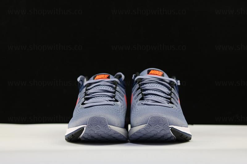 NikeMen's Air Zoom Structure 21 - Dark Sky Blue/Total Crimson