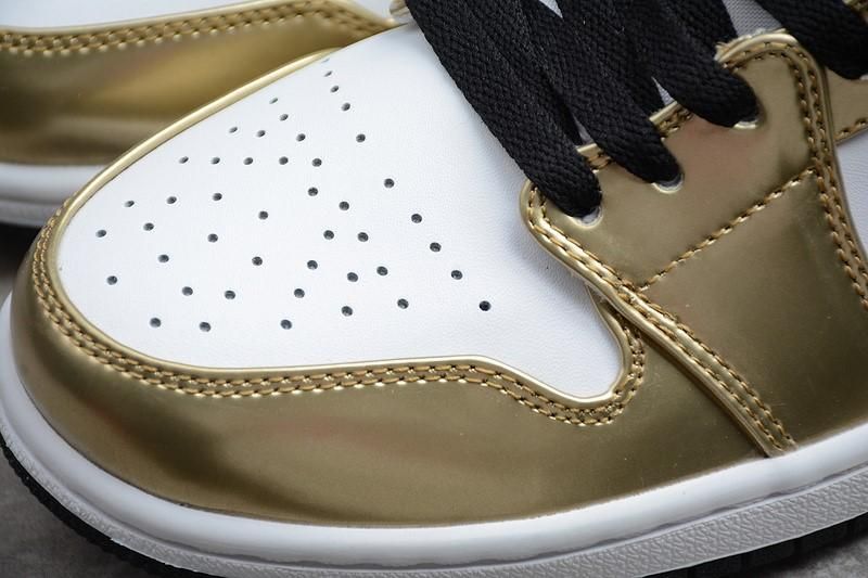 Air Jordan 1 AJ1 Mid - Metallic Gold