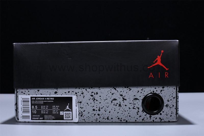 Air Jordan 4 AJ4 Retro - Cool Grey