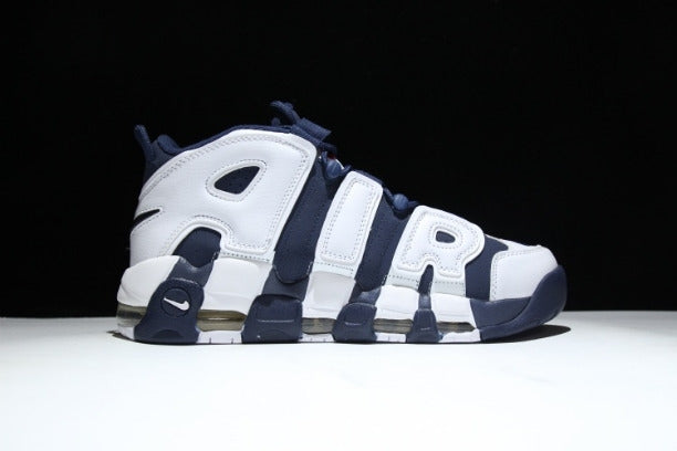 NikeAir More Uptempo Mid Basketball Shoe - Olympic