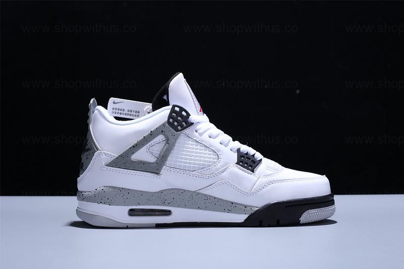 Air Jordan 4 AJ4 Retro - ''White Cement''
