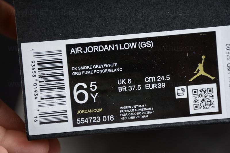 Air Jordan 1 AJ1 Low - Black/Pink Quartz