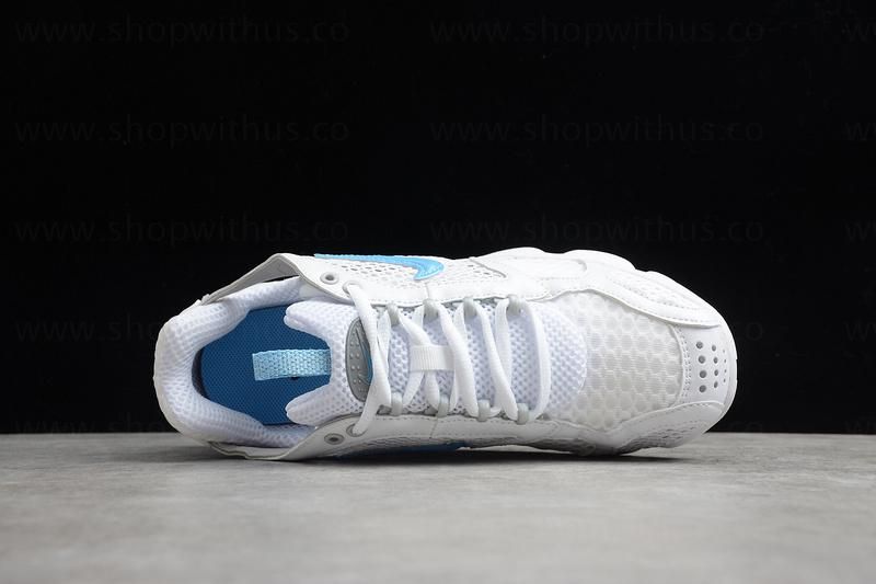 Stussy x NikeAir Zoom Spiridon Cage 2 - White University Blue