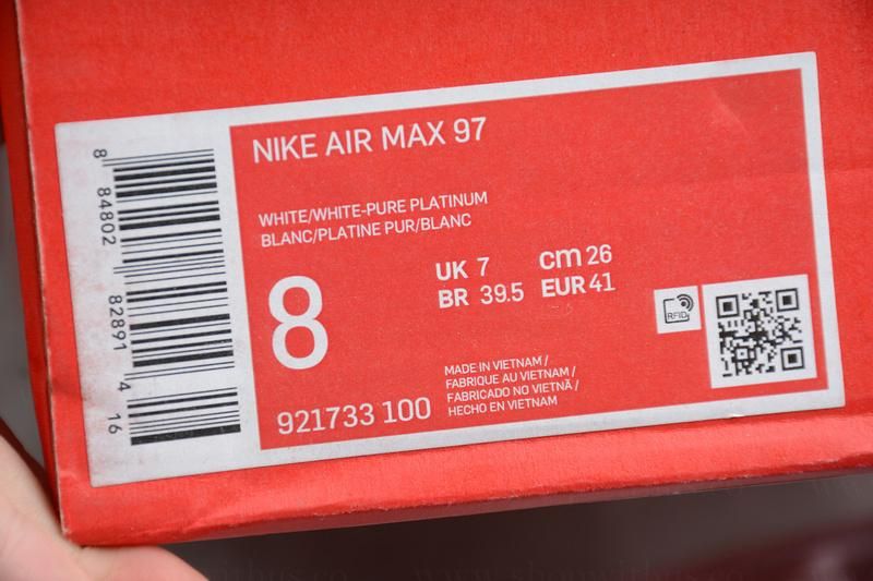 NikeUnisex Air Max 97 - White