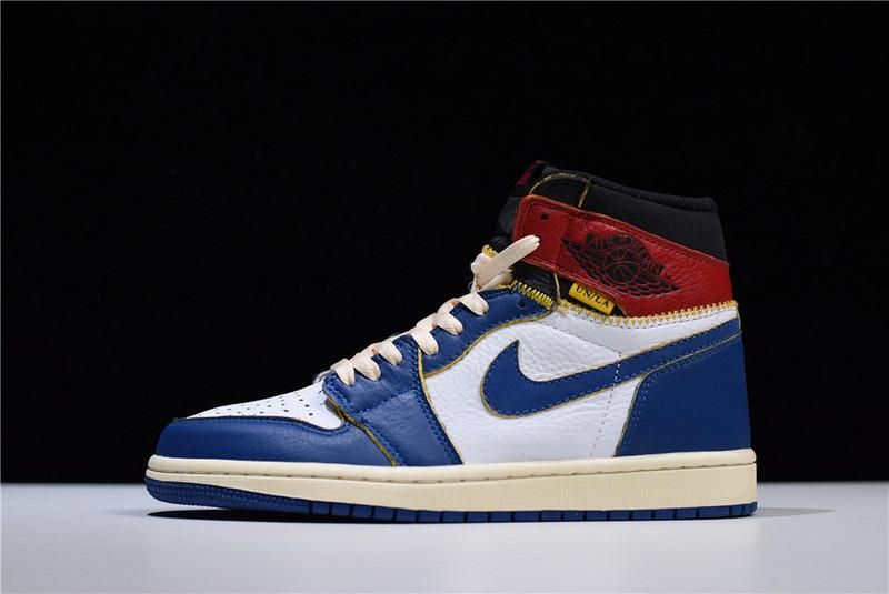 Air Jordan AJ1 Retro High Union Blue Toe