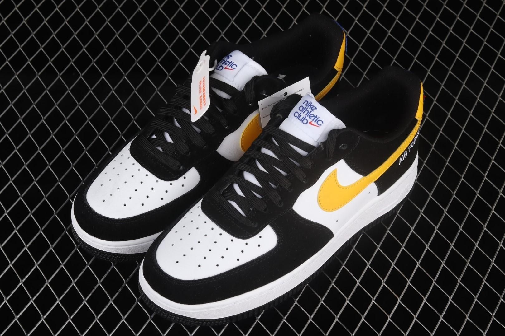 NikeUnisex Air Force 1 AF1 Low  LV8 - Athletic Club Black/University Gold