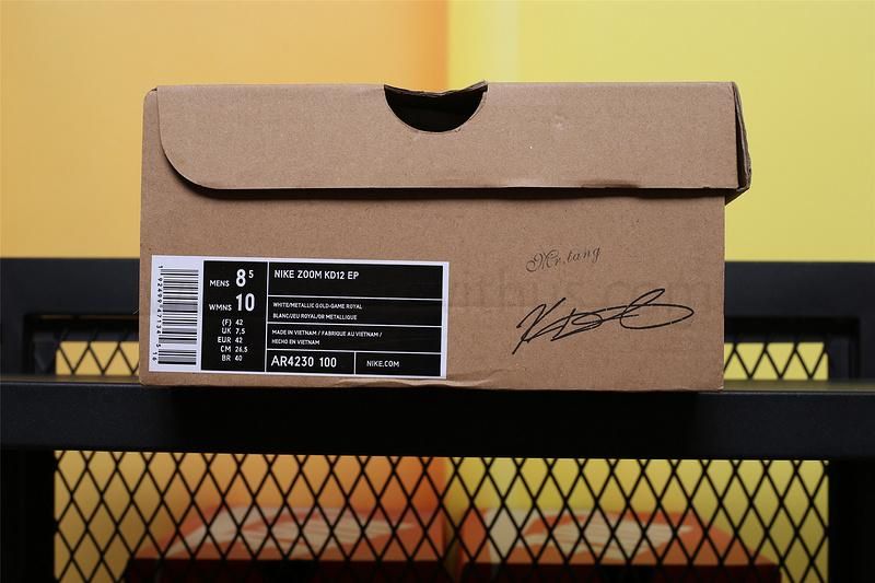 NikeBasketball Zoom KD 12 EP - Warriors Home