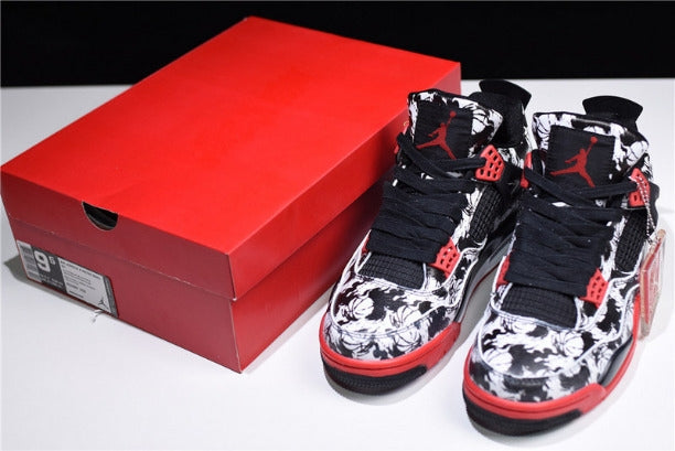 Air Jordan 4 AJ4 Basketball Shoes - Tattoo