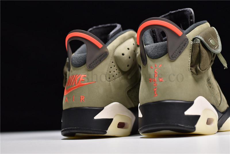 Travis Scott x Air Jordan 6 AJ6 - Medium Olive