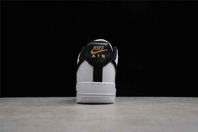 NikeAir Force 1 AF1 Low '07 LV8 Double Swoosh White/Metallic Gold