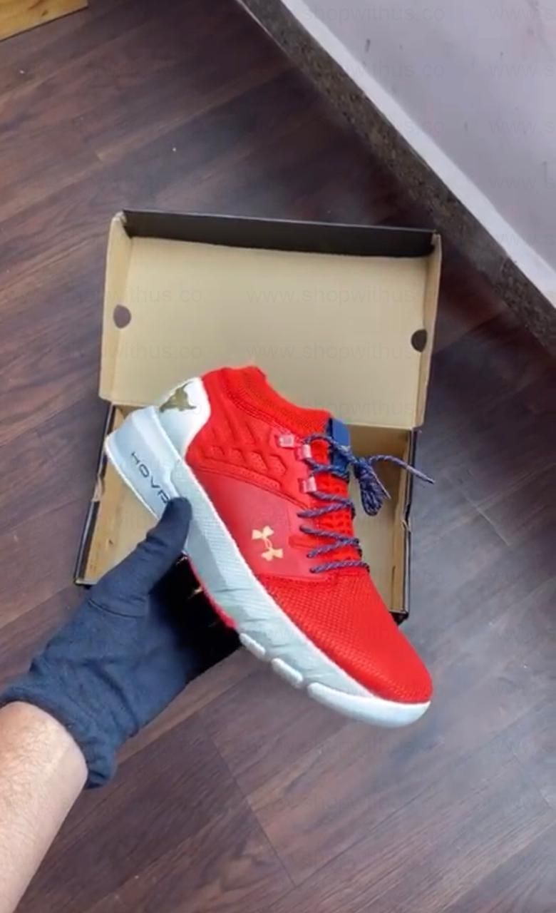 Under Armour x Project Rock 2 - Blood Orange Halo Grey