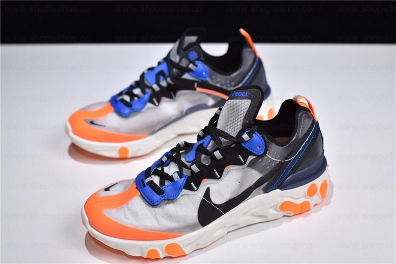 NikeReact Element 87 - Thunder Blue/Total Orange