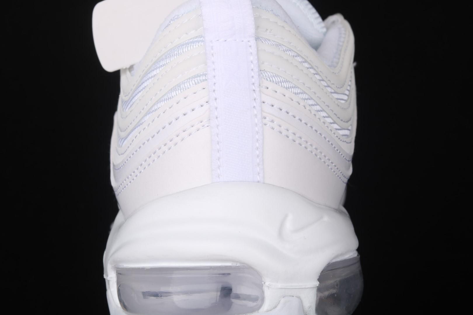 NikeUnisex Air Max 97 AM97 - Triple White/Wolf Grey