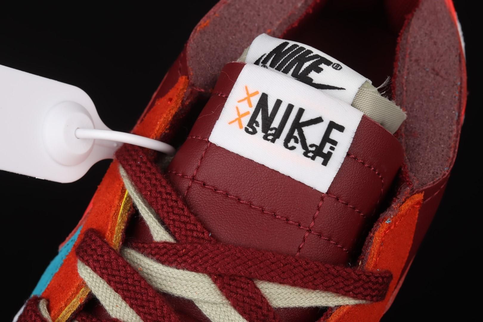 sacai x KAWS Blazer Low - Team Red