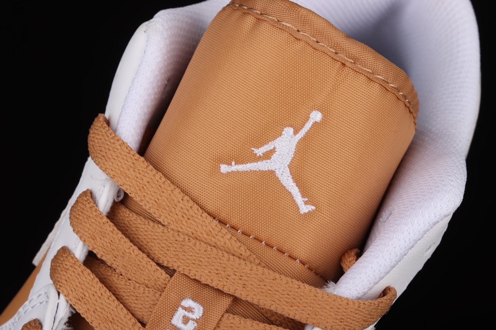 Air Jordan 1 AJ1 Low - Hemp White