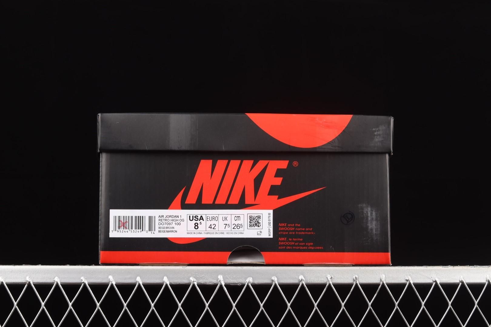 A Ma Maniere x Air Jordan 1 AJ1 High OG - Sail/Burgundy Crush