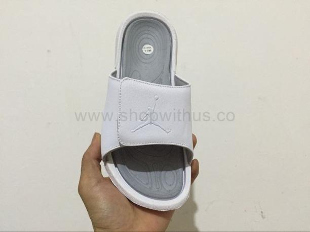 Air Jordan Hydro 6 Slide - White/Pure Platinum