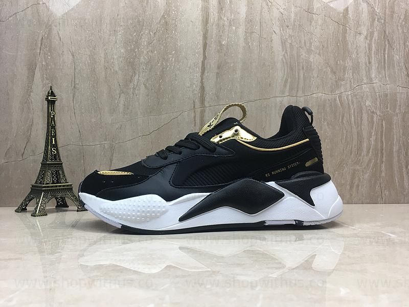 PumaMen's RS-X Trophy Trainers - Black/Gold