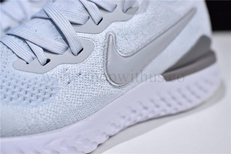 NikeMen's Epic React Flyknit 2 - Pure Platinum
