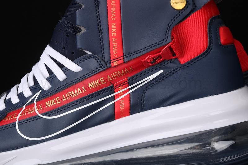 NikeUnisex Air Max 720 Saturn - Navy Blue/Red